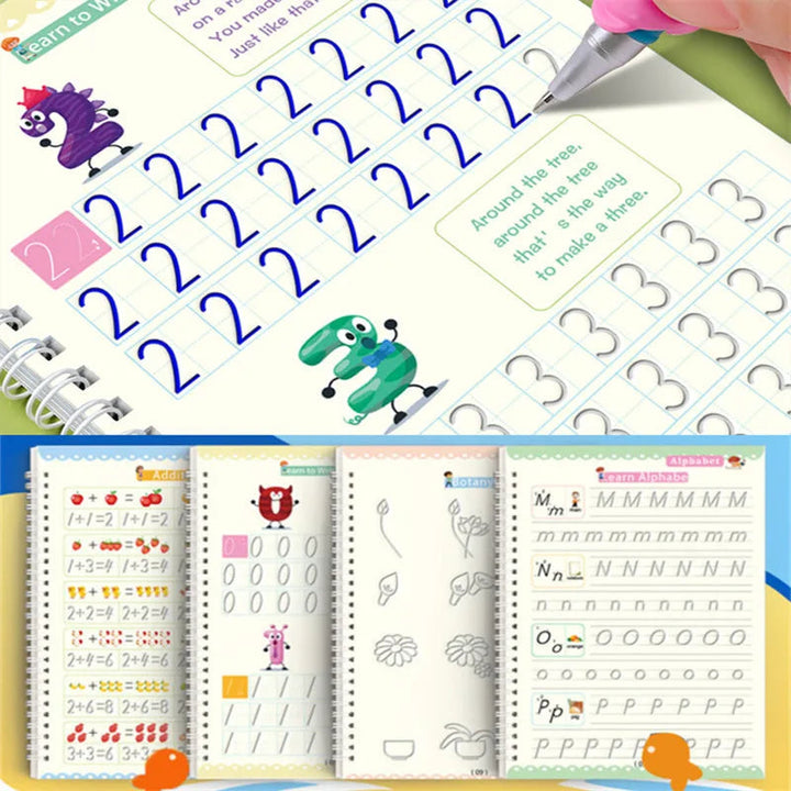 Kit Libro 4 EN 1 con Tinta Mágica 📚