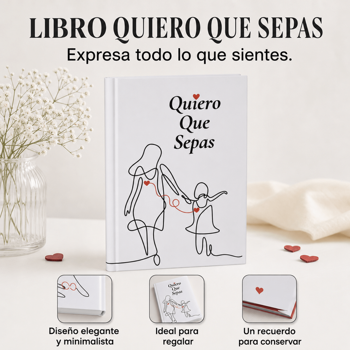 Libro "quiero que sepas"
