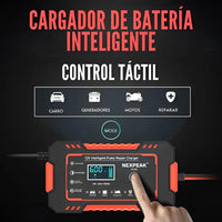 Cargador de bateria e inflador de llantas Inteligente - Autos y motos