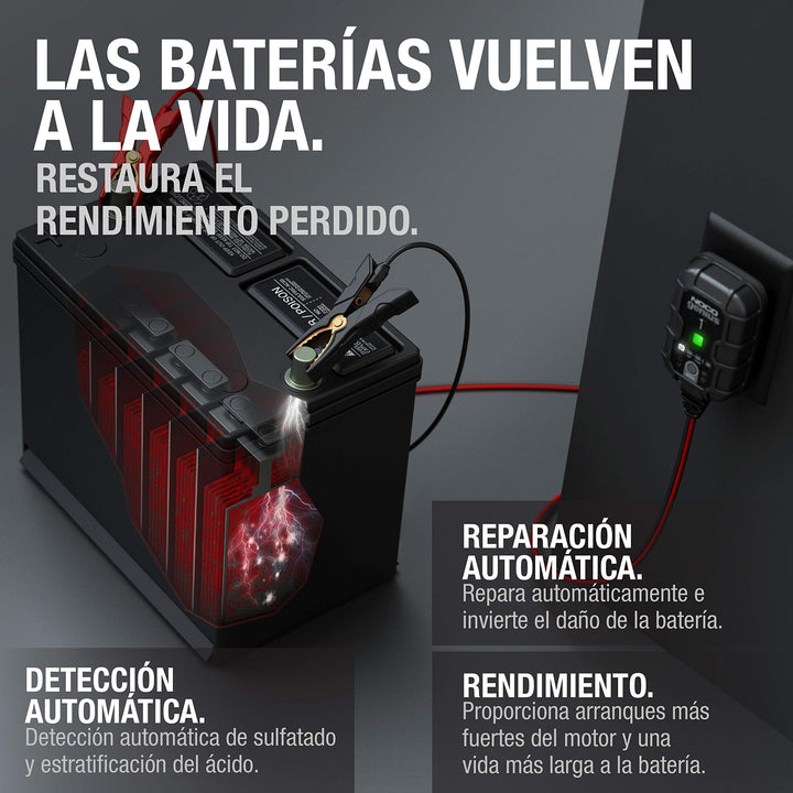 Cargador de bateria e inflador de llantas Inteligente - Autos y motos
