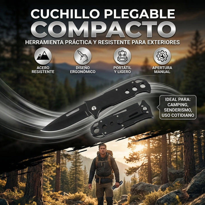 Herramienta Táctica de Supervivencia- Plegable & Compacto