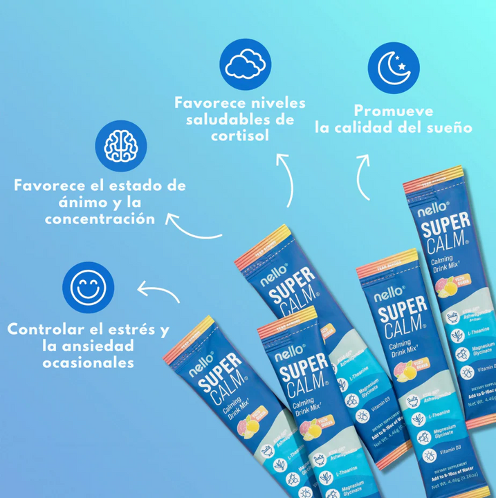 SuperCalm - Reduce estrés, cortisol y mejora calidad de sueño